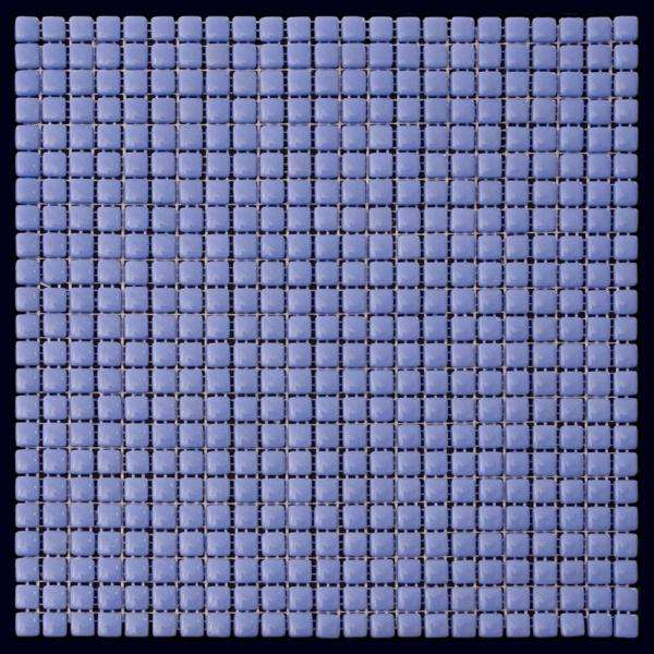 Мозаика Natural Mosaic Flex W-113 (Стекло), цвет синий, поверхность глянцевая, квадрат, 315x315