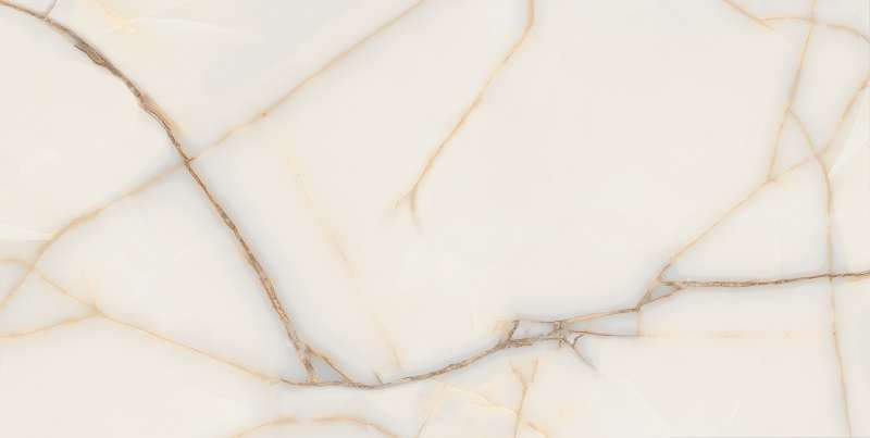 Керамогранит Geogres Onyx Blanche Polished Rectificado, цвет бежевый, поверхность полированная, прямоугольник, 600x1200