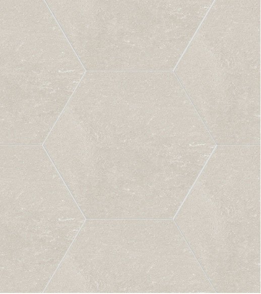 Керамогранит Kronos Trellis Exa Dust Esagono 7243, цвет серый, поверхность матовая, прямоугольник, 175x205