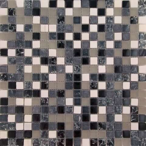 Мозаика Natural Mosaic Pastel PST-022 (Стекло Мрамор), цвет разноцветный, поверхность глянцевая, квадрат, 298x298