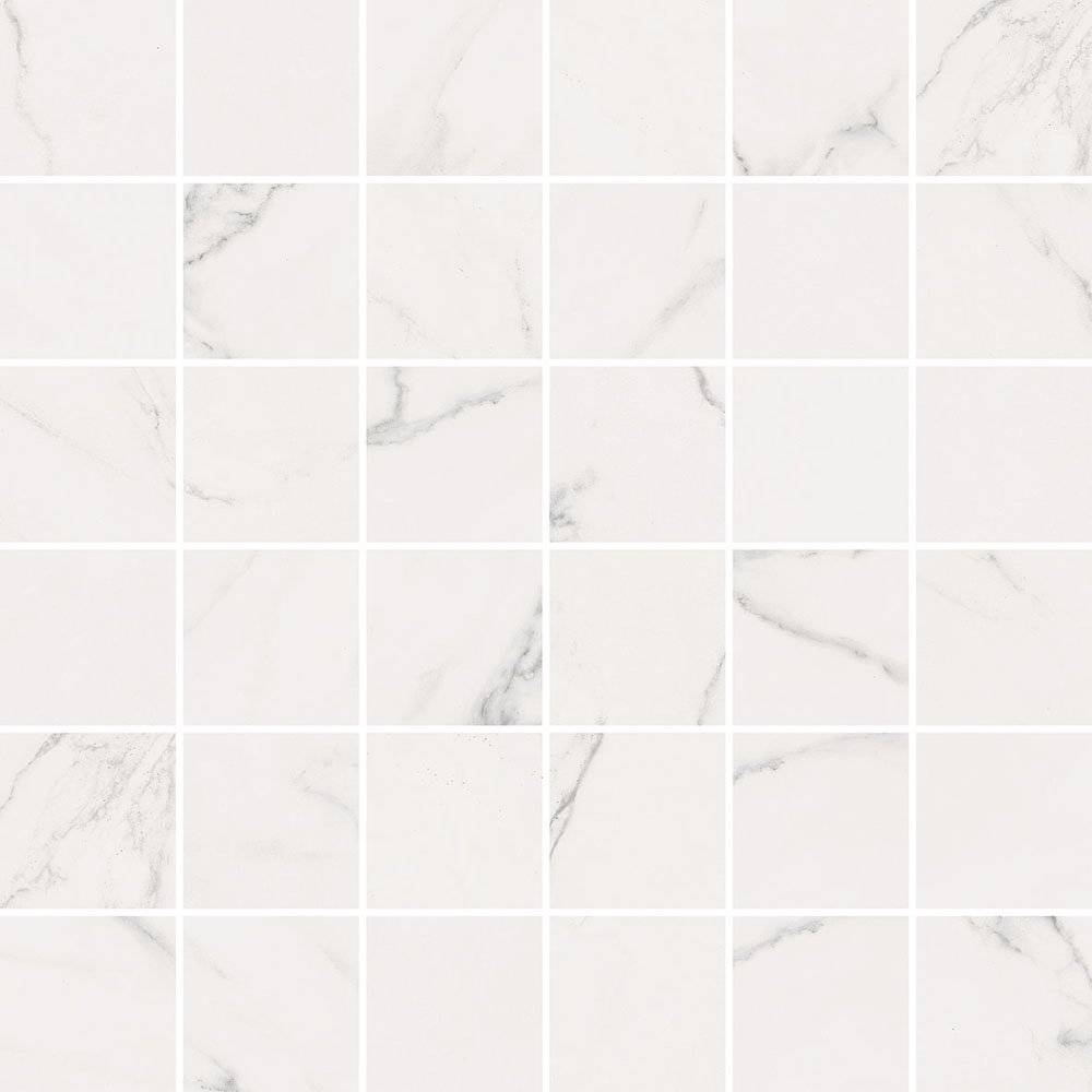 Мозаика ABK Mos.Quadr Statuario White Sable 1SR09751, цвет белый, поверхность натуральная, квадрат, 300x300