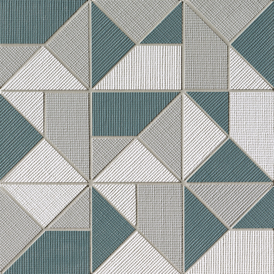 Мозаика Fap Milano&Wall Cielo Origami Mosaico fNVW, цвет серый синий, поверхность матовая, квадрат, 305x305