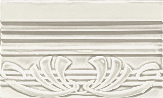 Бордюры Grazia Epoque Terminale Deco Bianco Craquele TED5, цвет белый, поверхность глянцевая, квадрат, 120x200
