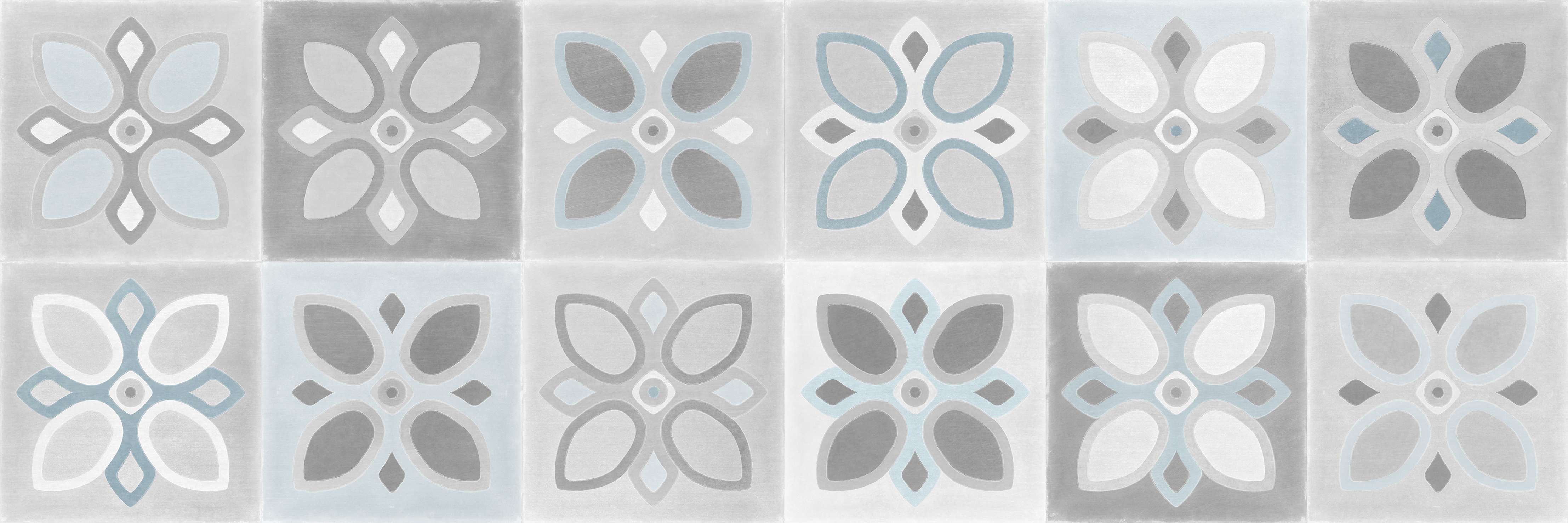 Керамическая плитка Meissen Lissabon LBU451, цвет серый, поверхность глянцевая, прямоугольник, 250x750