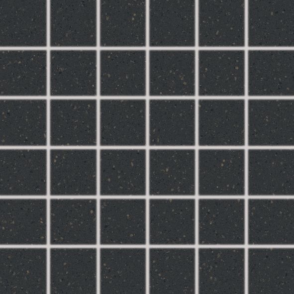 Мозаика Rako Compila Brown-Black DDM05871, цвет чёрный, поверхность матовая, квадрат, 300x300