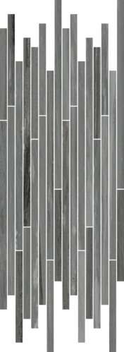 Мозаика Italon Charme Advance Palissandro Strip Lux 610110000773, цвет серый, поверхность полированная, прямоугольник, 260x750