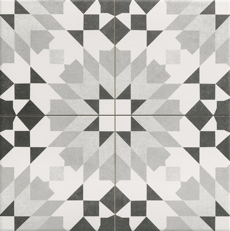 Керамогранит Realonda Marrakech Grey, цвет серый, поверхность матовая, квадрат, 442x442