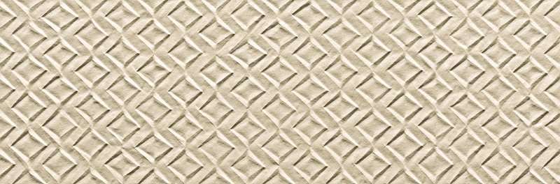 Керамическая плитка Fap Sheer Drap Beige fRIB, цвет бежевый, поверхность матовая 3d (объёмная), прямоугольник, 250x750