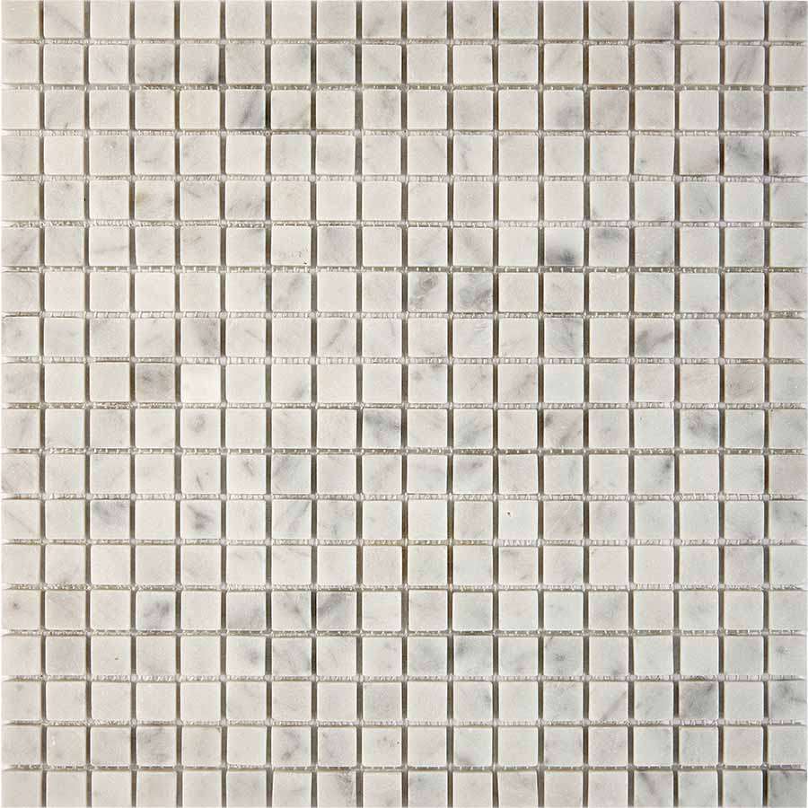 Мозаика Pixel Mosaic PIX239 Мрамор (15x15 мм), цвет серый, поверхность матовая, квадрат, 300x300