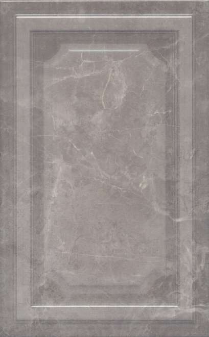 Керамическая плитка Kerama Marazzi Гран Пале серый панель 6354, цвет серый, поверхность глянцевая, прямоугольник, 250x400