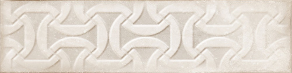 Декоративные элементы Cifre Drop Relieve Ivory Brillo, цвет слоновая кость, поверхность глянцевая, прямоугольник, 75x300