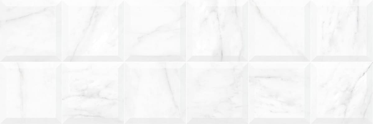 Керамическая плитка Керамин Монте-Р 7Д, цвет белый, поверхность глянцевая, прямоугольник, 300x900
