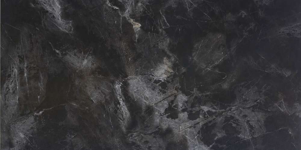 Керамогранит Seranit Nero Marmo Black Full Lappato, цвет чёрный, поверхность полированная, прямоугольник, 600x1200