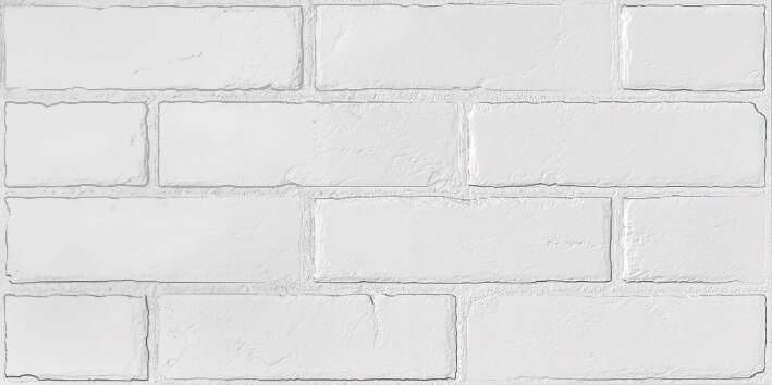 Керамогранит Керамин Керамогранит Манчестер 7 Белый, цвет белый, поверхность глазурованная, под кирпич, 300x600
