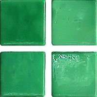 Мозаика JNJ Mosaic C-Jade JA66, цвет зелёный, поверхность глянцевая, квадрат, 150x150