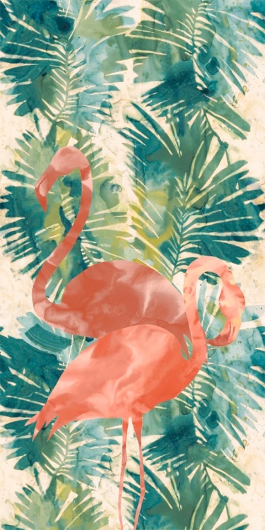 Декоративные элементы ABK Wide & Style Tropical Flamingo PF60009448, цвет разноцветный, поверхность матовая, прямоугольник, 1200x2800