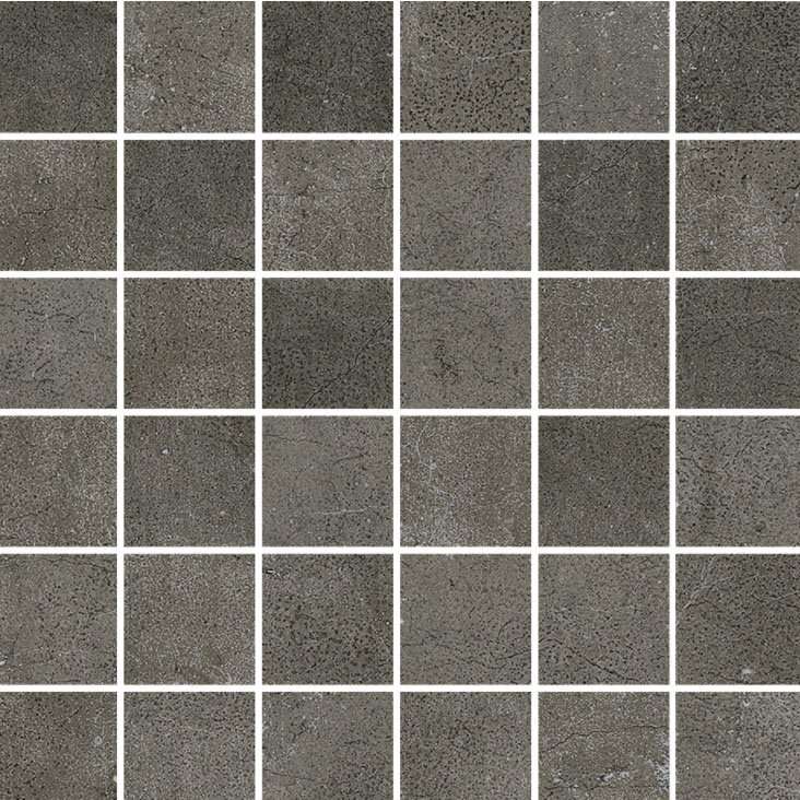 Мозаика Sant Agostino Mos.Set Concrete Dark CSAMSCDA30, цвет серый тёмный, поверхность матовая, квадрат, 300x300