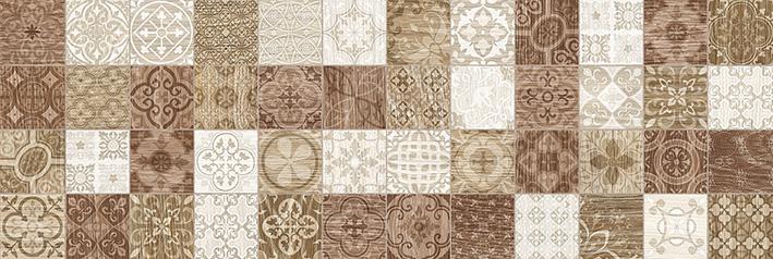 Декоративные элементы Laparet Aspen плитка настенная мозаика 17-30-11-459, цвет слоновая кость коричневый бежевый, поверхность матовая, прямоугольник, 200x600