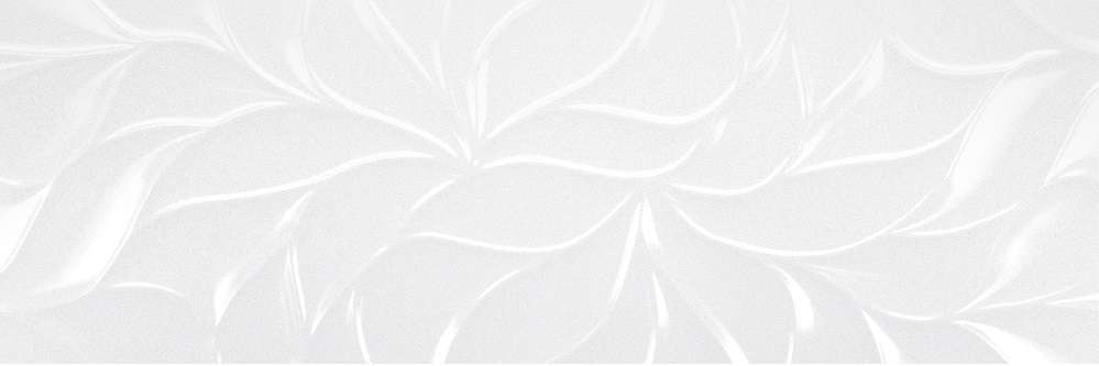 Керамическая плитка Absolut Keramika Stryn  Leaves Rectificado 40432, цвет белый, поверхность матовая, прямоугольник, 300x900