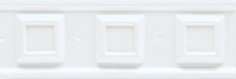 Бордюры Grazia Boiserie Square Bianco Matt. SQ01, цвет белый, поверхность матовая, прямоугольник, 65x200