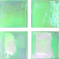 Мозаика JNJ Mosaic Ice Jade IA04, цвет зелёный, поверхность глянцевая, квадрат, 150x150