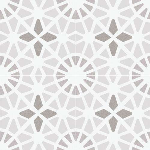Керамическая плитка Dual Gres Adele Cloud Grey, цвет белый серый, поверхность матовая, квадрат, 450x450
