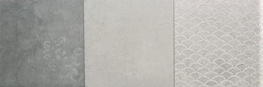 Бордюры Undefasa Narvona Decorado Aquitania Gris, цвет серый, поверхность матовая, прямоугольник, 250x750
