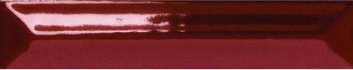 Бордюры Tonalite Diamante Listello Berlino Bordeaux, цвет бордовый, поверхность глянцевая, прямоугольник, 30x150