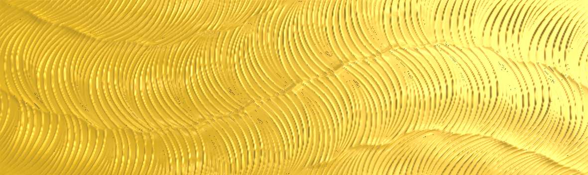 Декоративные элементы Aparici Glaciar Gold Atomic, цвет жёлтый, поверхность глянцевая, прямоугольник, 298x996