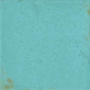 Керамическая плитка Del Conca Corti Di Canepa Acquamarina CM 24, цвет голубой, поверхность глянцевая, квадрат, 200x200