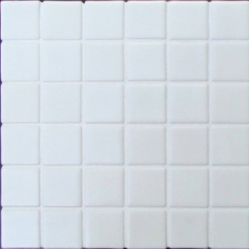 Мозаика Ezarri Lisa 5045 - А, цвет белый, поверхность глянцевая, квадрат, 365x365