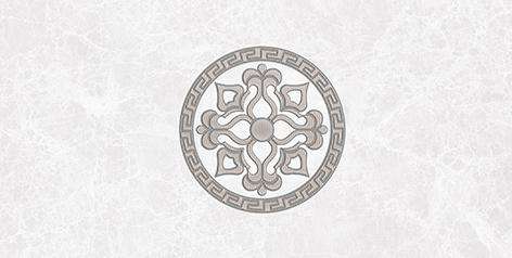 Декоративные элементы Laparet Afina серый 08-03-06-425, цвет серый, поверхность глянцевая, прямоугольник, 200x400