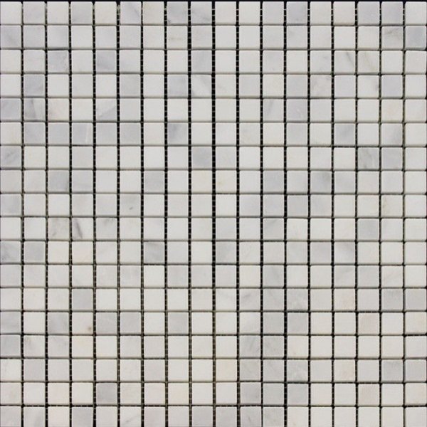 Мозаика Natural Mosaic Adriatica (1,5X1,5) 7M008-15P, цвет серый, поверхность полированная, квадрат, 305x305