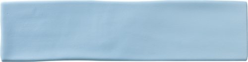 Керамическая плитка Bestile Chalk Turquesa, цвет голубой, поверхность матовая, прямоугольник, 75x300