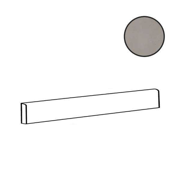 Бордюры Imola BLOX6 BT120AG, цвет серый, поверхность матовая, прямоугольник, 60x1200