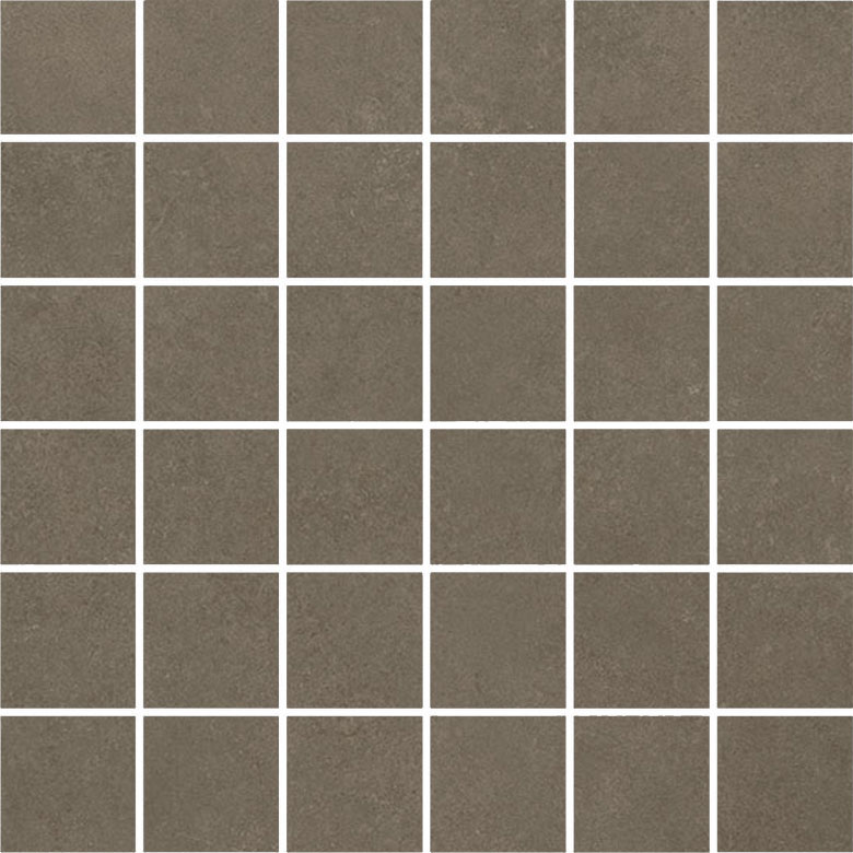 Мозаика Cerdomus Concrete Art Mosaico Tortora Matt 97555, цвет коричневый, поверхность матовая, квадрат, 300x300