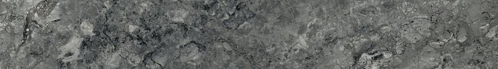 Бордюры Vitra MarbleSet Плинтус Иллюжн Темно-серый Лаппато K951315LPR01VTE0, цвет серый, поверхность лаппатированная, прямоугольник, 75x600
