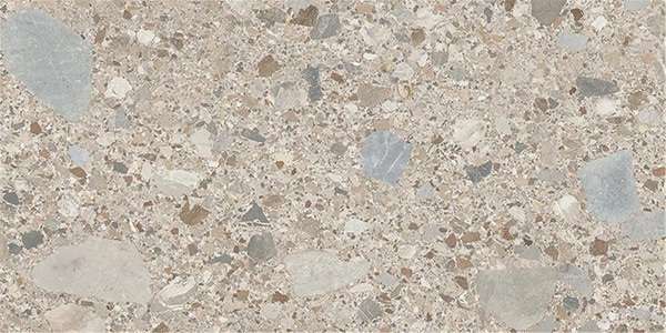 Керамогранит Keratile Mystone Cement CAN5MYSNCDHA, цвет бежевый, поверхность полированная, прямоугольник, 600x1200
