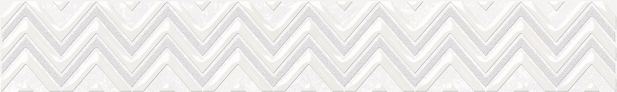 Бордюры Axima Альберта Бордюр, цвет белый, поверхность глянцевая, прямоугольник, 60x280