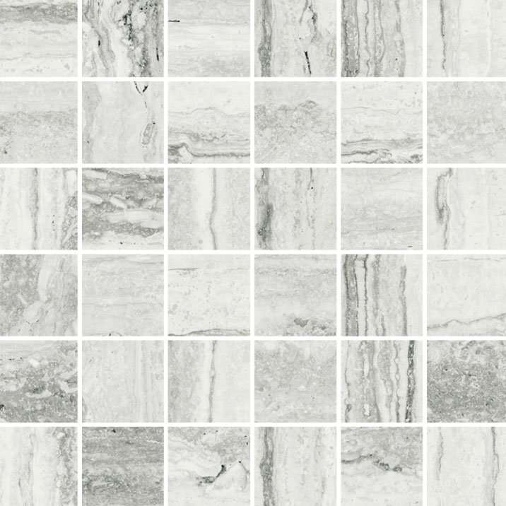Мозаика Sant Agostino Mosaico Tipos White CSAMOTWH30, цвет серый, поверхность матовая, квадрат, 300x300