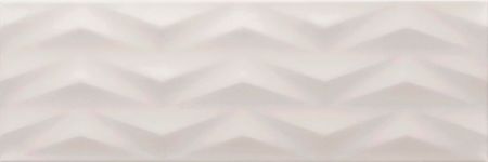 Керамическая плитка Ceramika Color Struktury 3D Axis Grey, цвет серый, поверхность 3d (объёмная), прямоугольник, 250x750
