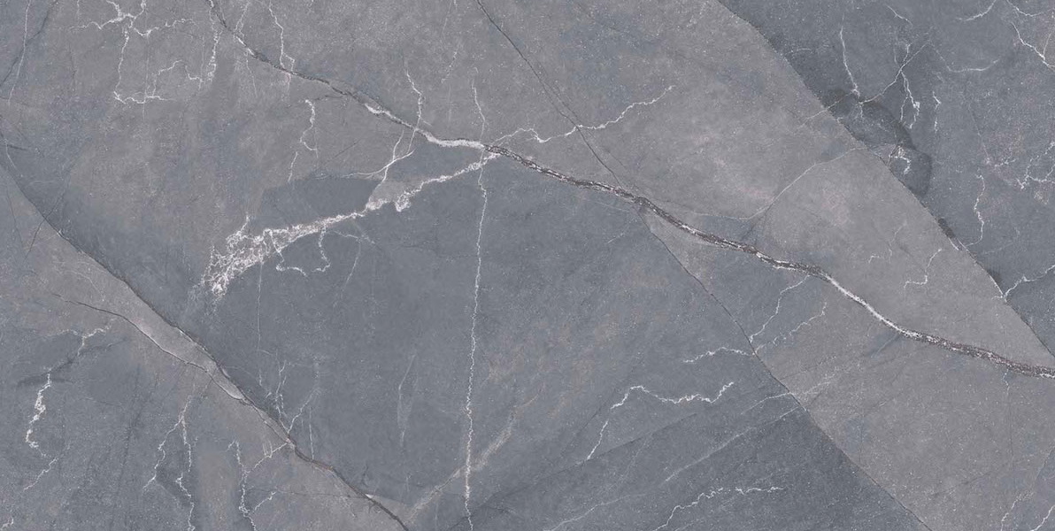 Керамогранит Aleyra Neo Pulpis Nero Lap, цвет серый, поверхность лаппатированная, прямоугольник, 600x1200