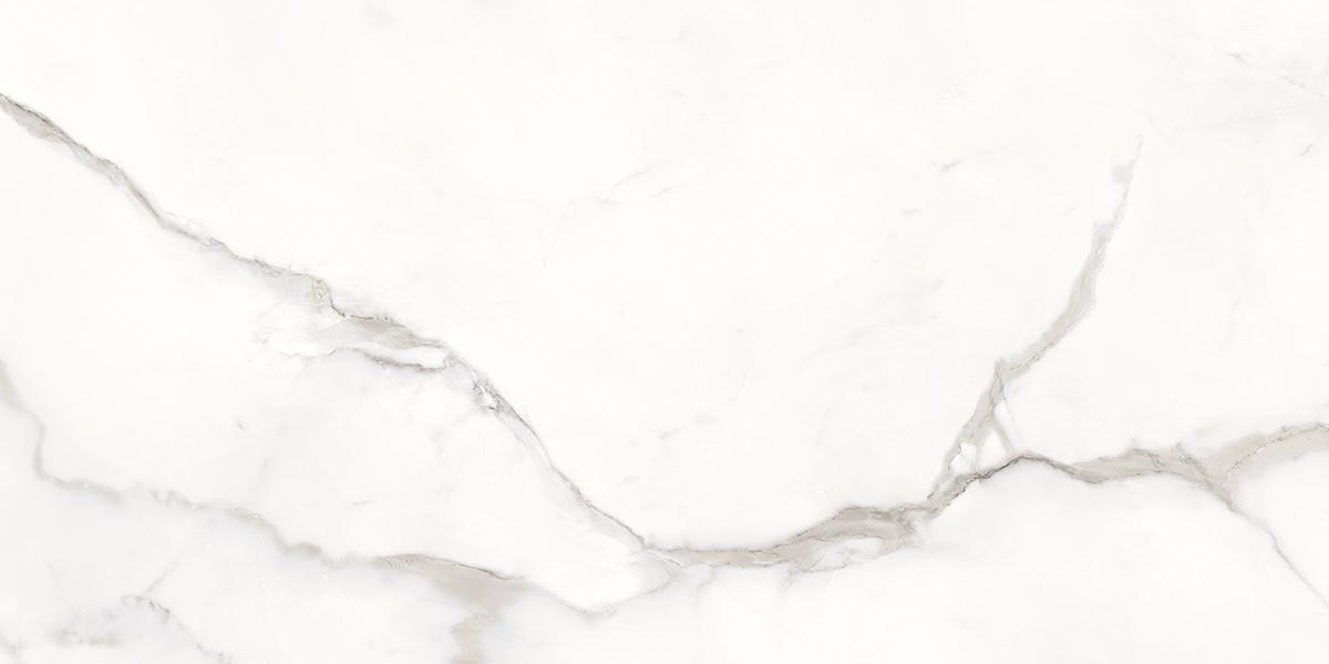 Керамогранит Provenza Unique Marble Calacatta Regale Silktech EKSE, цвет белый серый, поверхность матовая, прямоугольник, 300x600