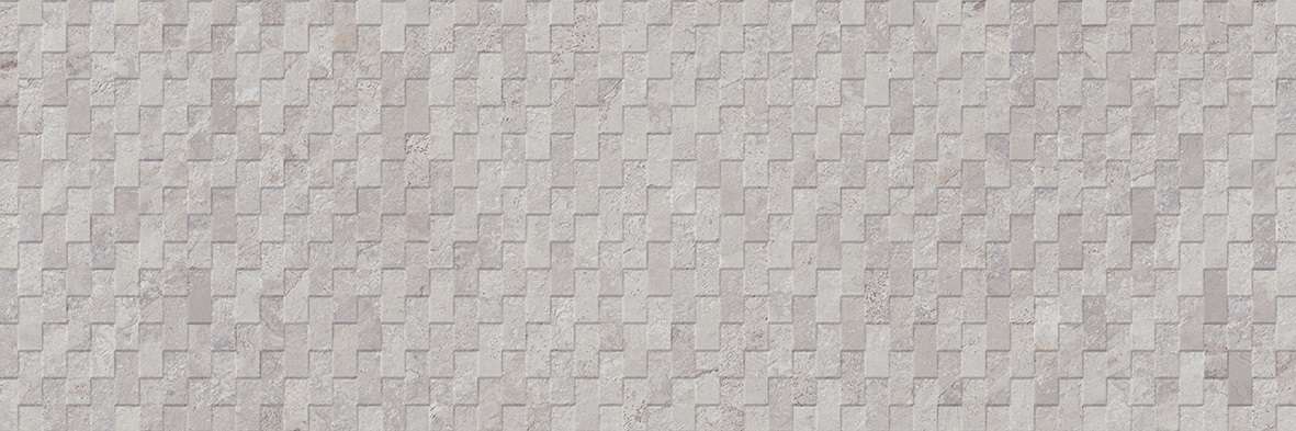 Декоративные элементы Porcelanosa Image Silver Deco V13895611, цвет серый, поверхность матовая 3d (объёмная), прямоугольник, 333x1000