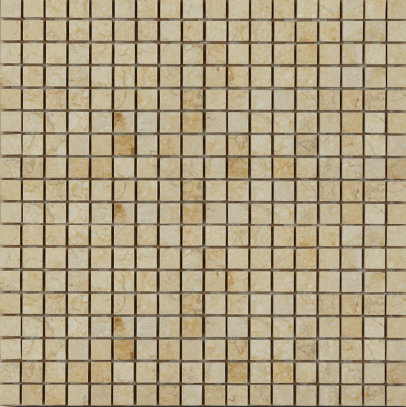 Мозаика Art & Natura Marble Mosaic Gold Byzantine, цвет бежевый, поверхность глянцевая, квадрат, 305x305