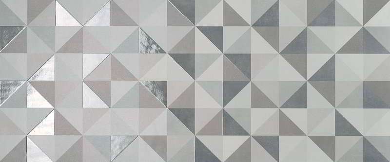 Декоративные элементы Fap Milano Mood Texture Triangoli fQDF, цвет серый, поверхность матовая, прямоугольник, 500x1200
