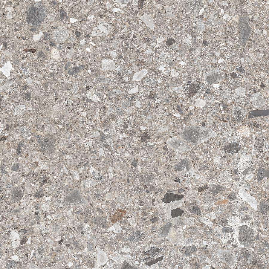 Керамогранит Kerlite Pietra Diseo Ceppo, цвет серый, поверхность матовая, квадрат, 1200x1200