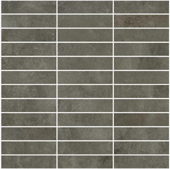 Мозаика Coliseumgres Expo Dark Mosaico Grid 610110000978, цвет серый тёмный, поверхность матовая, квадрат, 300x300