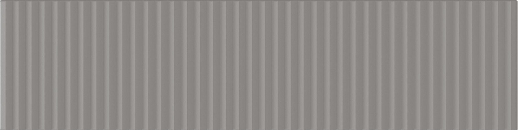 Керамическая плитка Wow Twin Peaks Low Grey 131560, цвет серый, поверхность матовая 3d (объёмная), под кирпич, 75x300