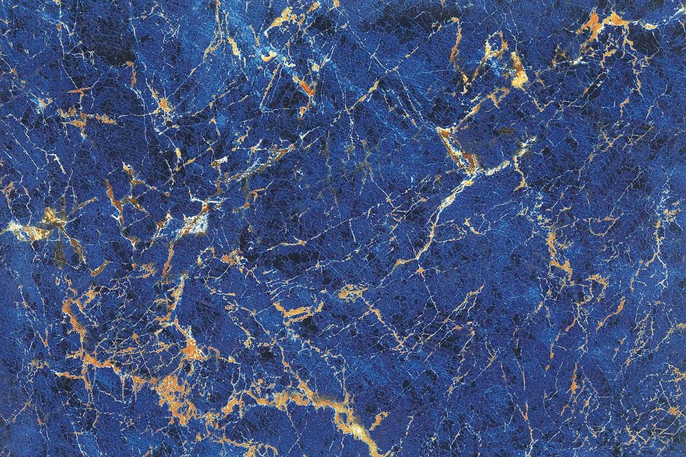 Керамогранит Caramelle Mosaic Marble Diamond Blue Pol, цвет синий, поверхность глянцевая полированная, прямоугольник, 600x900